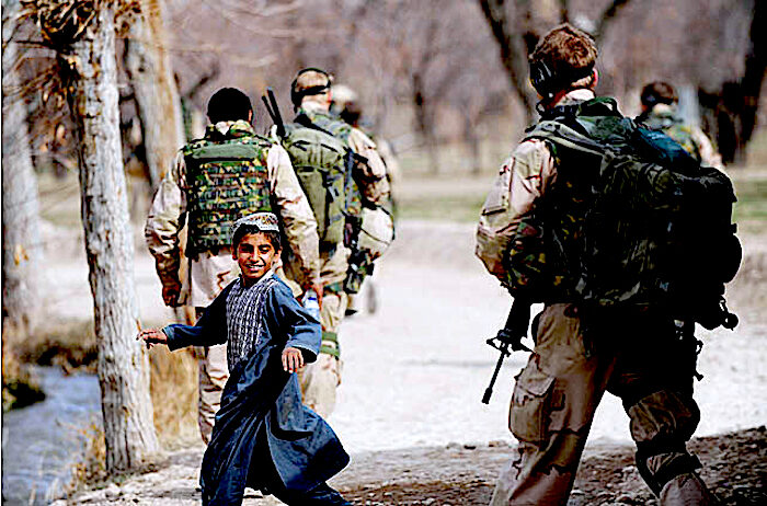 Afghan Soldiers/boy