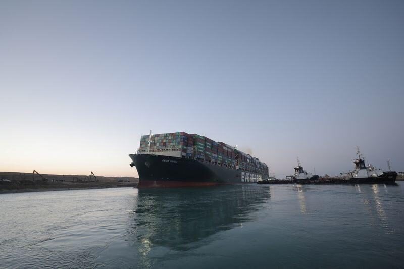 suez canal cargo ship evergreen ever given