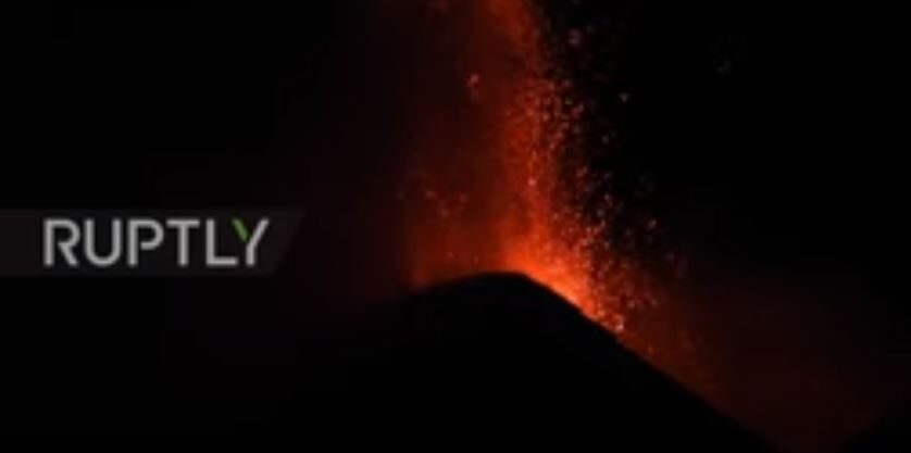 Mount Etna eruption