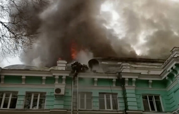 Click to enlarge hospital fire