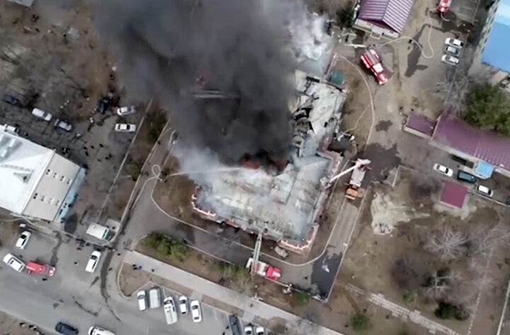Click to enlarge hospital fire