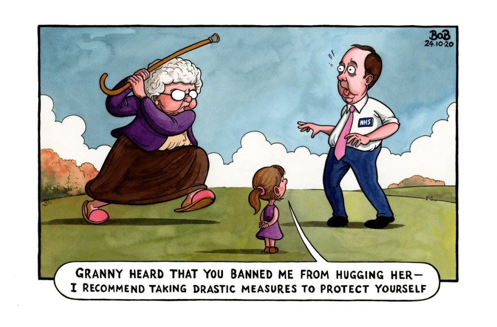 grandma covid cartoon