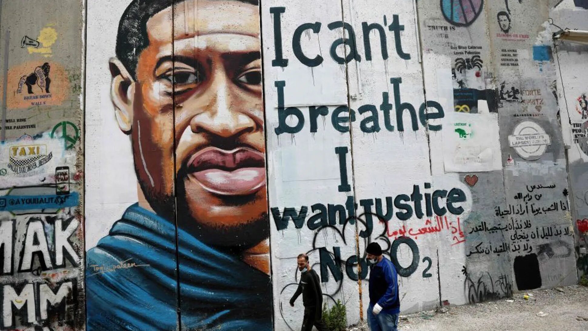 Click to enlarge george floyd mural