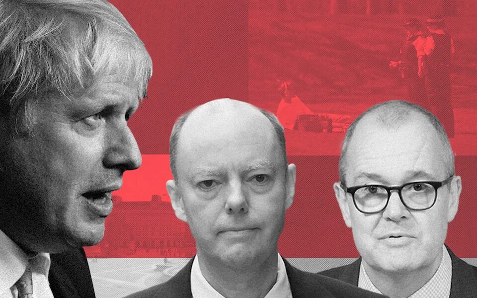Boris Johnson, along with scientific advisers Chris Whitty and Sir Patrick Vallance, have been accused of 'weaponising fear'
