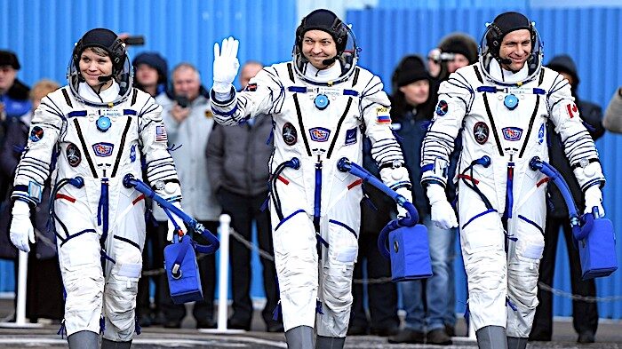 ISS crew members