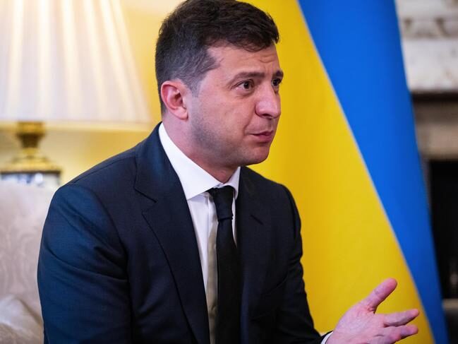 Ukraine's President Volodymyr Zelensky