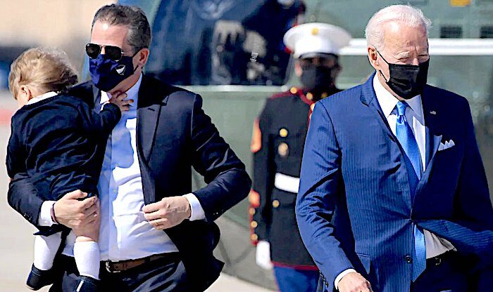 Click to enlarge Joe and Hunter Biden and son
