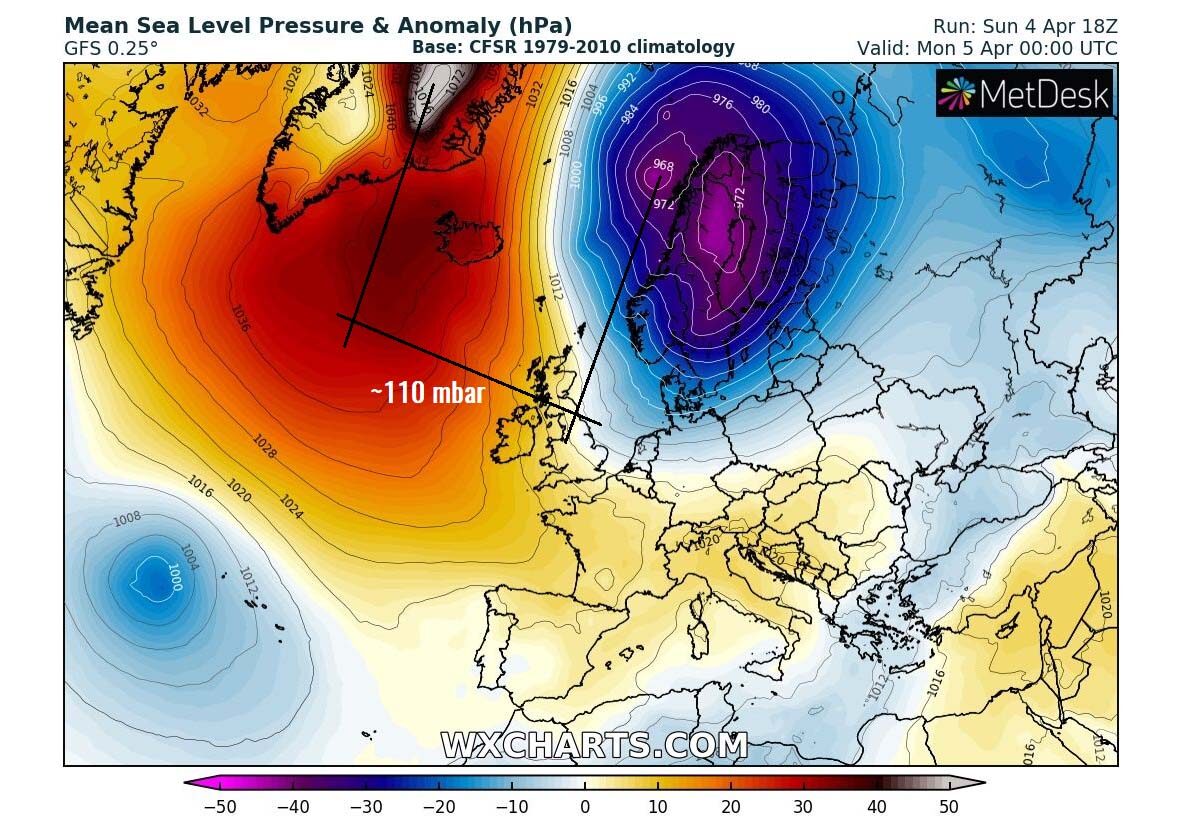 extreme cold europe april 2021