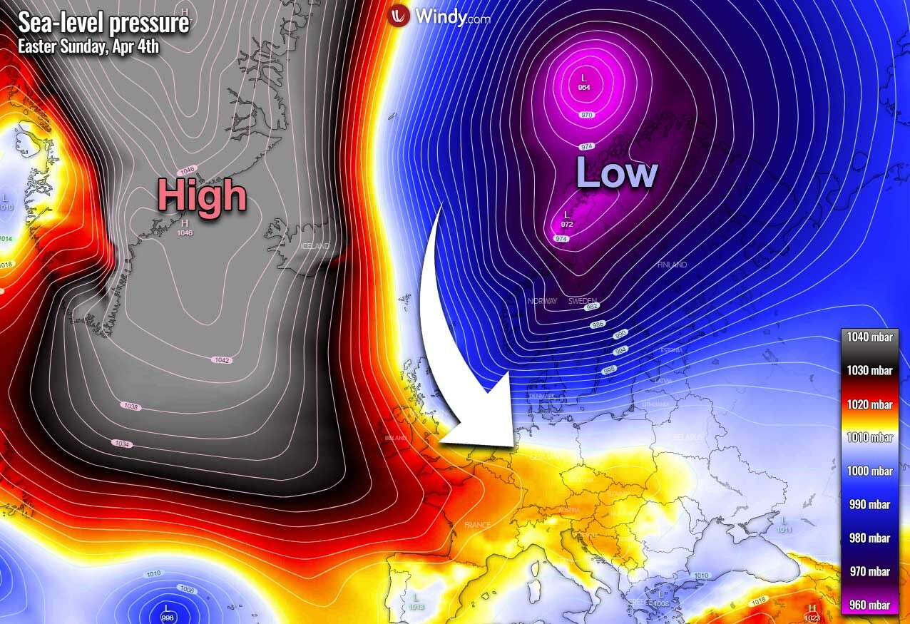 extreme cold europe april 2021