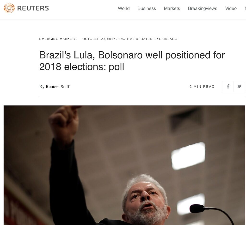 reuters headline  lula brazil trial