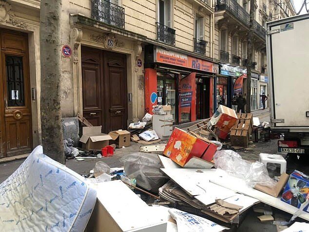 garbage paris france