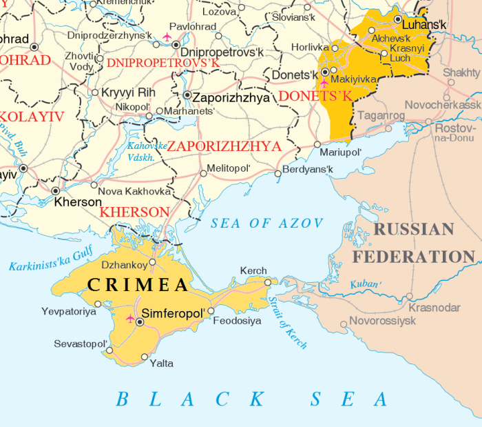 donbass luhansk crimea map