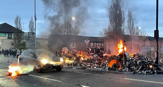 bus fire northern ireland