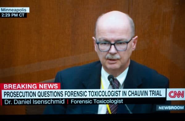 Click to enlarge Daniel Isenshmid toxicologist floyd chavin trial