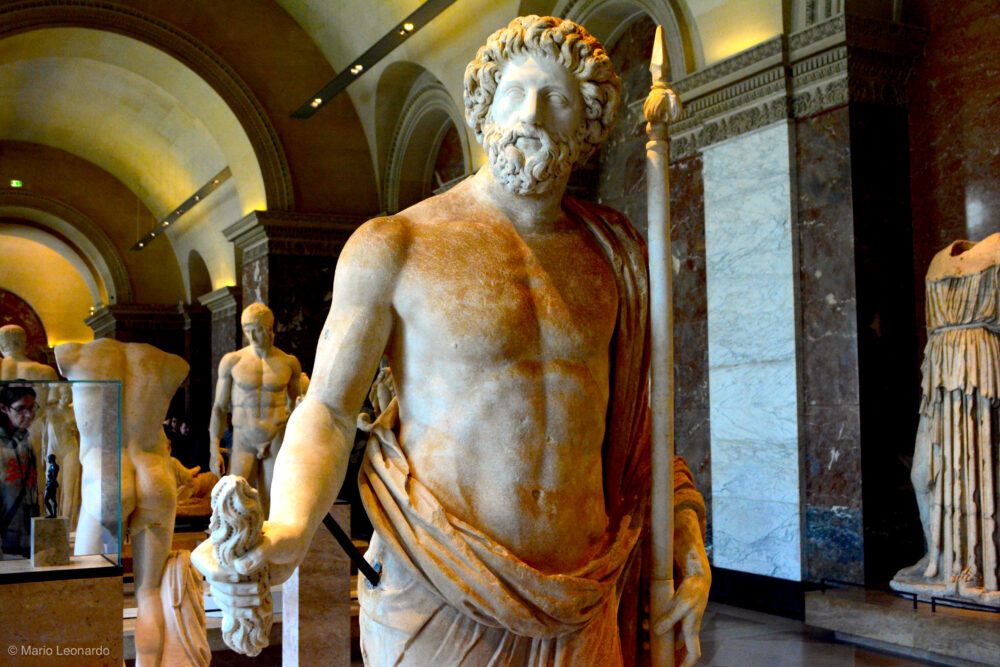 Zeus statue.