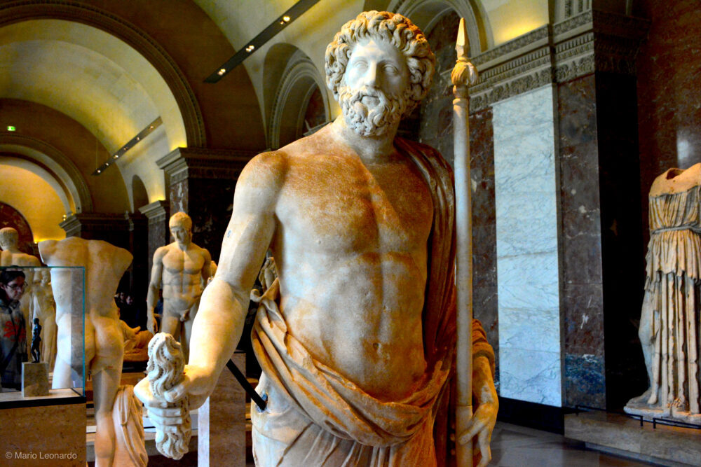 Click to enlarge Zeus statue.