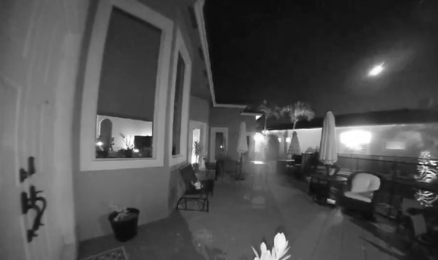 Residents captured the asteroid streaking through the sky on Monday night