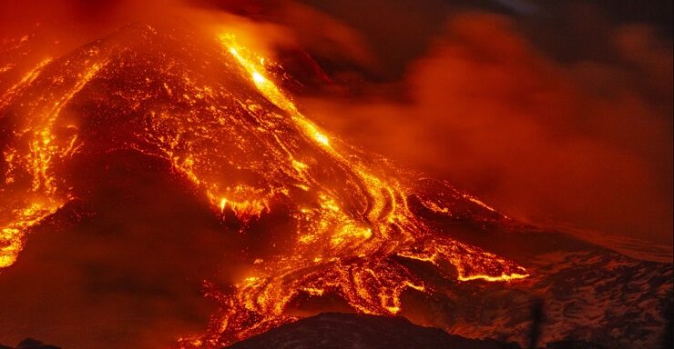Click to enlarge lava flow