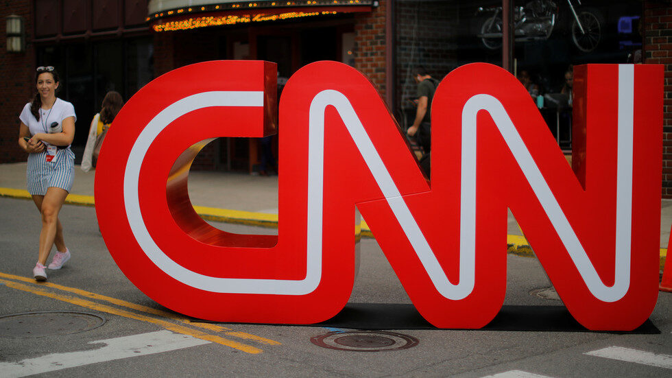 CNN logo street