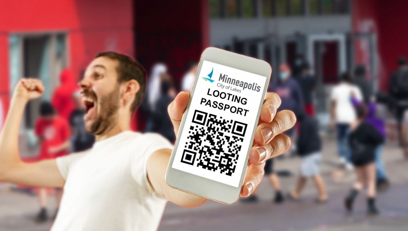 Click to enlarge babylon bee looting passports