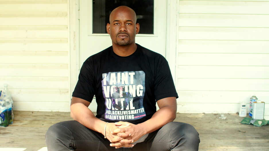 Black Lives Matter activist Hawk Newsome