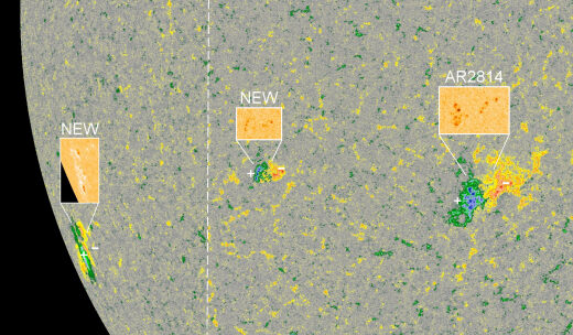 Click to enlarge SOUTHERN SUNSPOT