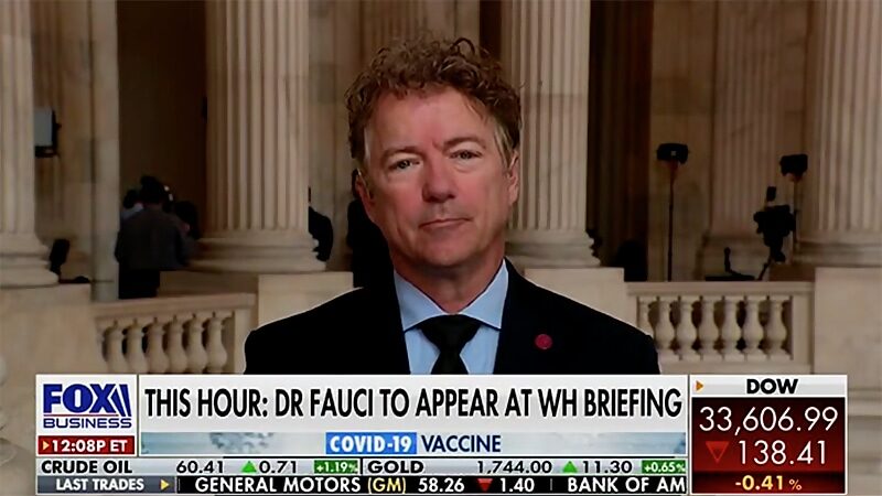 Rand Paul fauci fear mongering