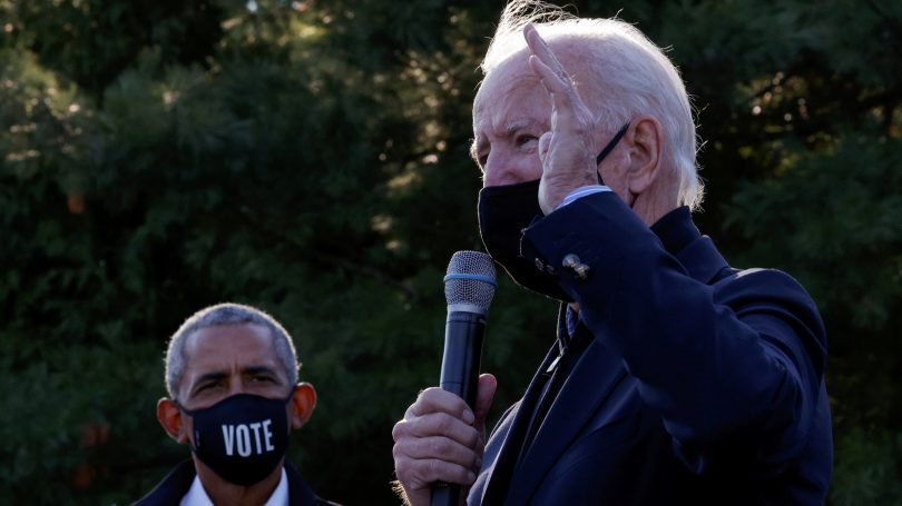 Biden and Obama