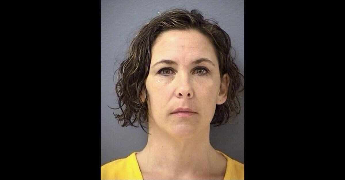 Click to enlarge Rachel Powell mugshot arrest.