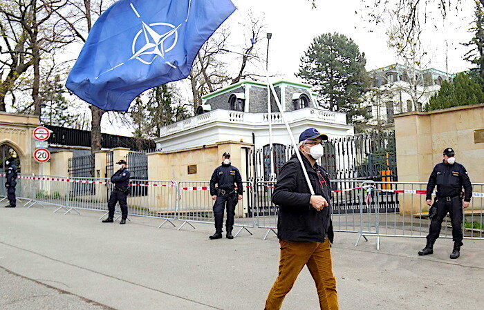 NATO flag carrier
