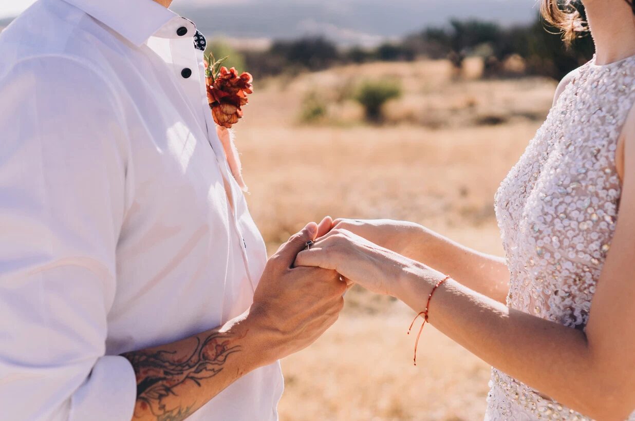 couple wedding marriage