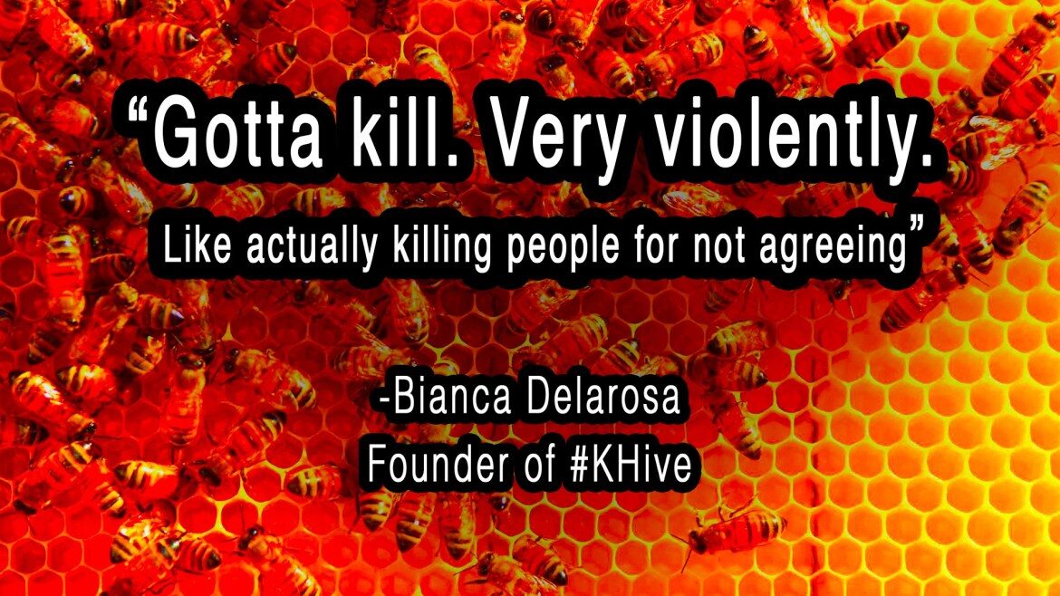 Click to enlarge Delarosa's KHive Vice President Harris