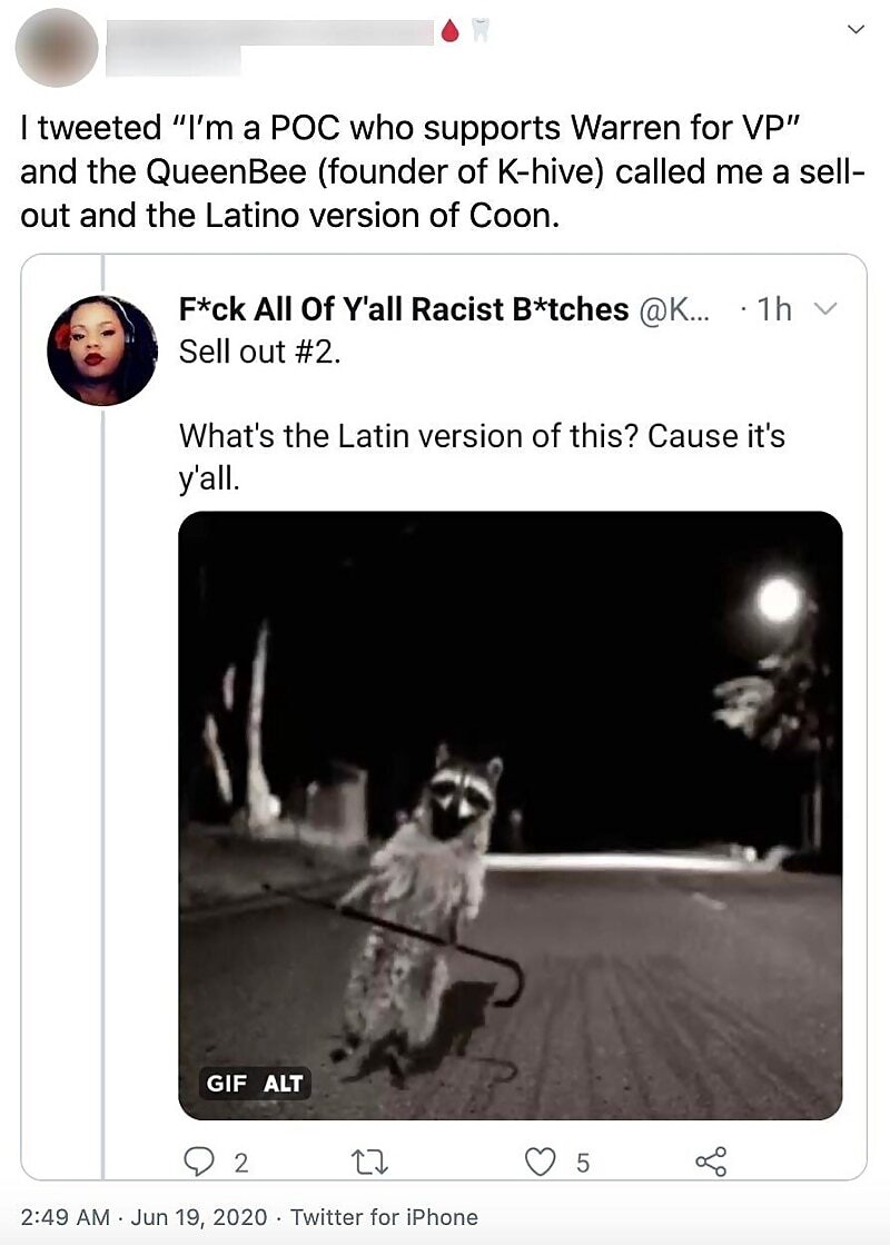 Click to enlarge delarosa kamala harris khive trolls