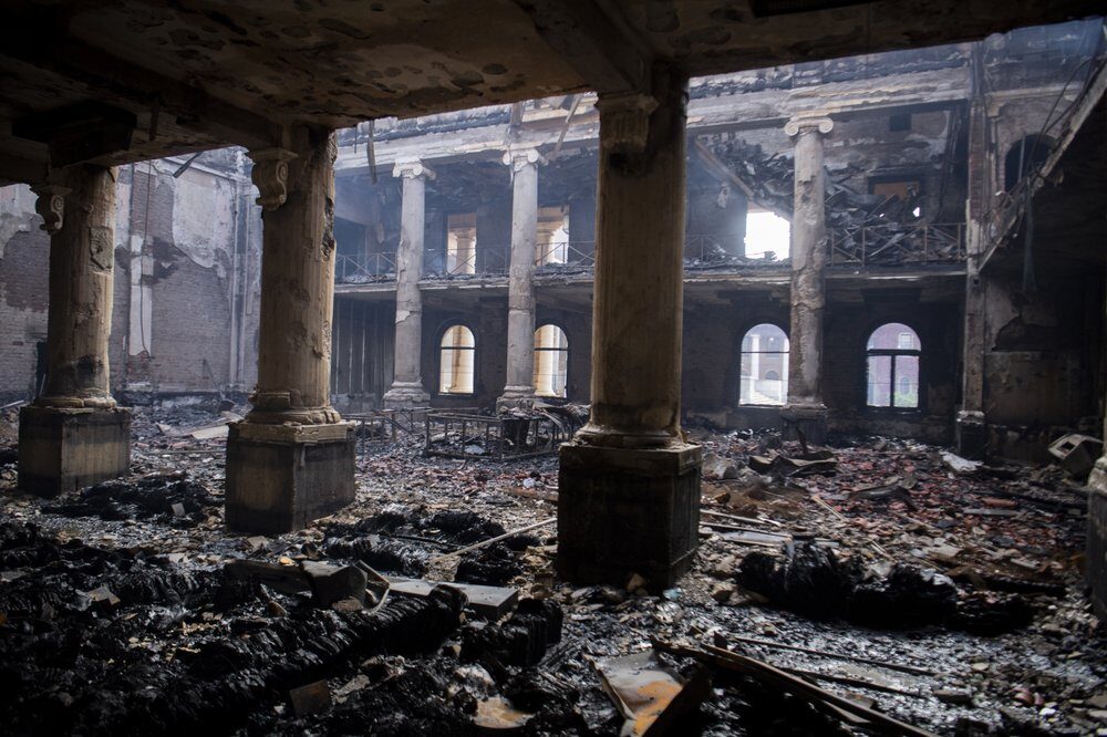 Click to enlarge library cape town fire