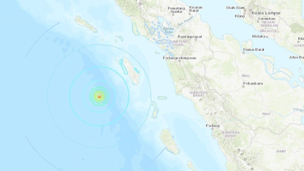 Nias quake map