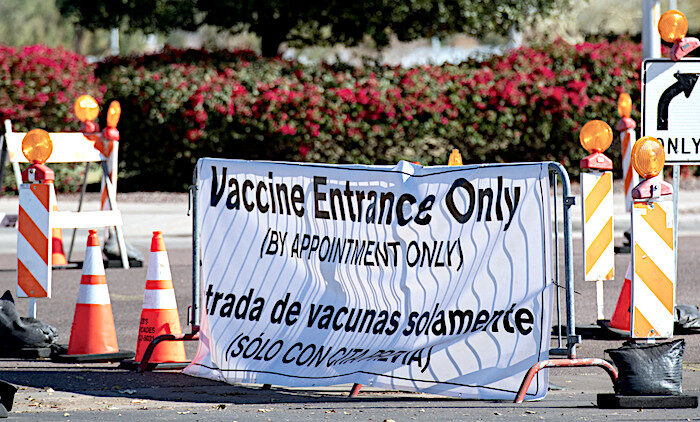 Click to enlarge vaccination site