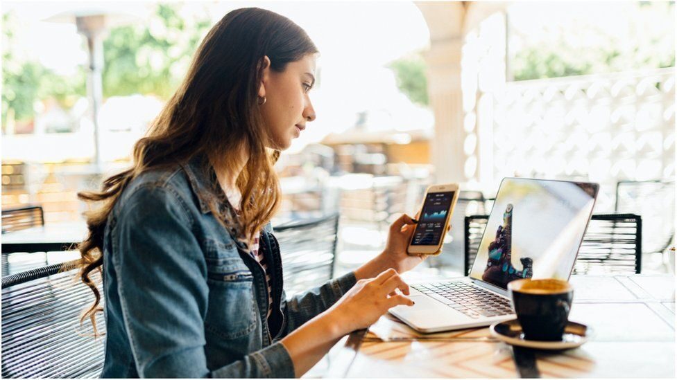 Click to enlarge digital compuyter laptop smartphone