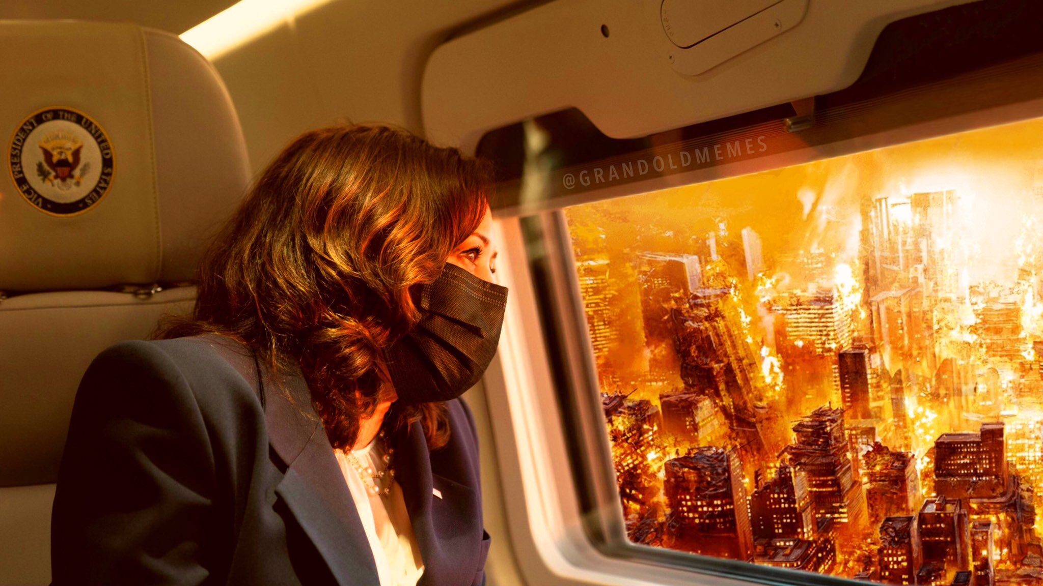 Click to enlarge harris burning city
