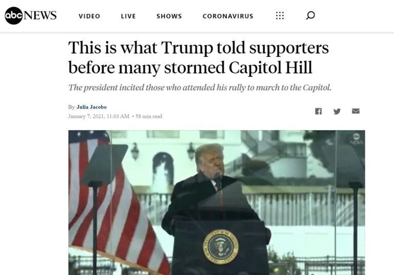 trump ABC incited capitol riot
