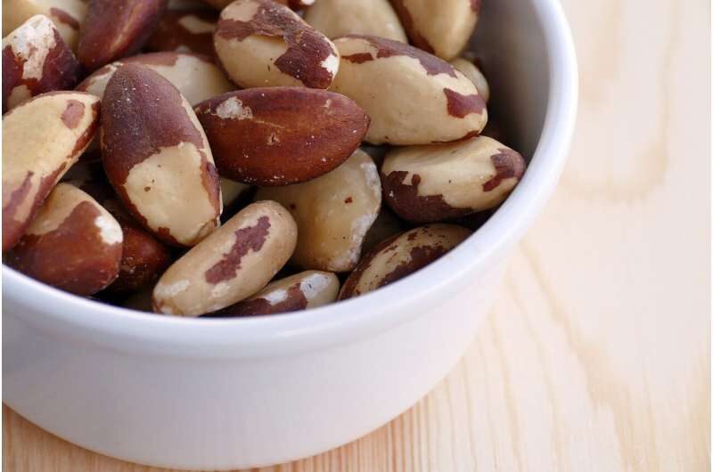 Click to enlarge Brazil nuts bowl