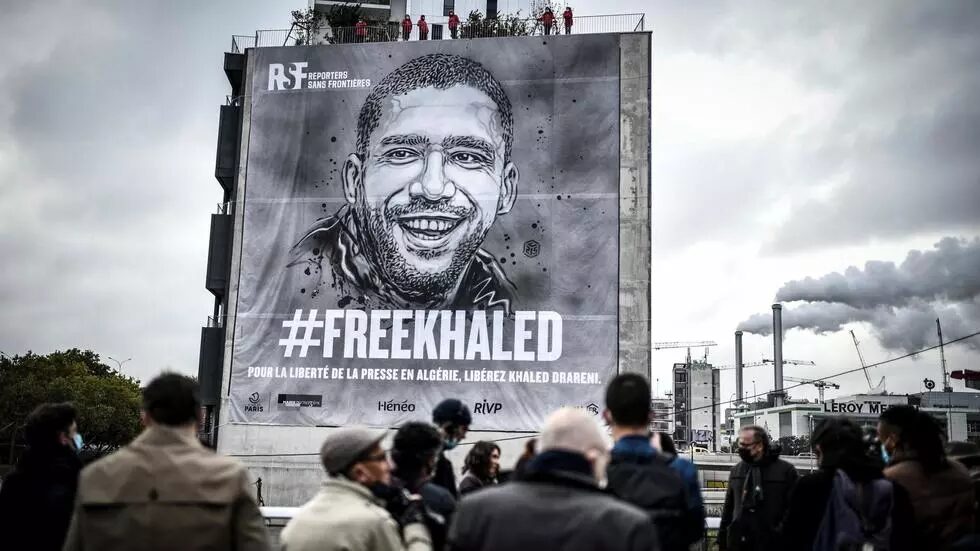 Algerian journalist Khaled Drareni prisoner