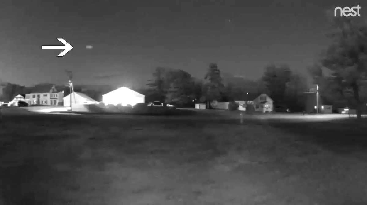 Fireball over Manchester, NH