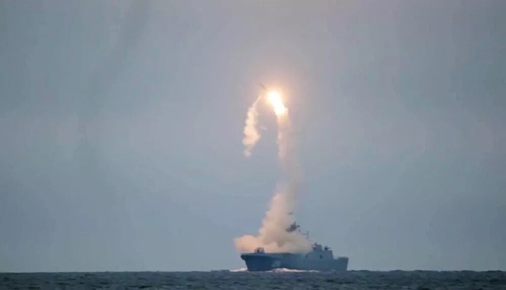 Click to enlarge Test of the Zircon hypersonic missile