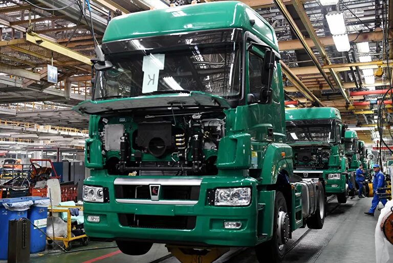 Click to enlarge Kamaz factory in Tatarstan, Russia.
