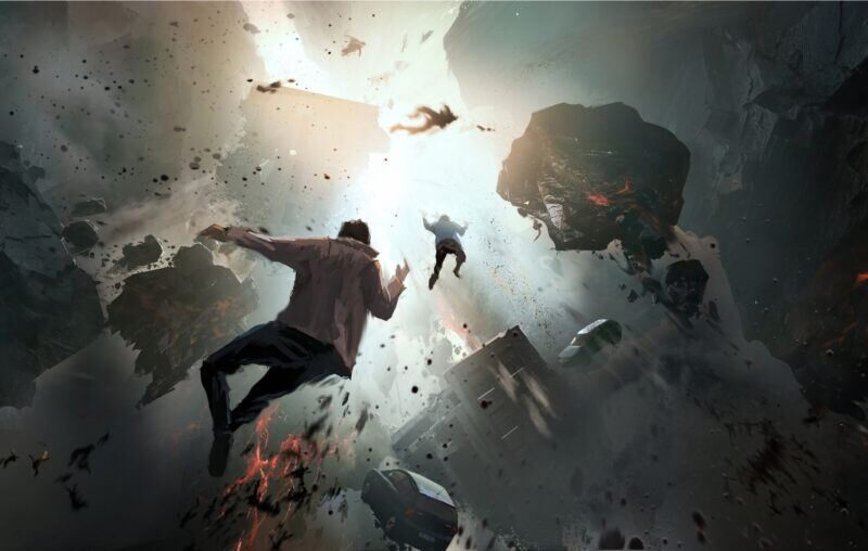 Click to enlarge people falling from sky