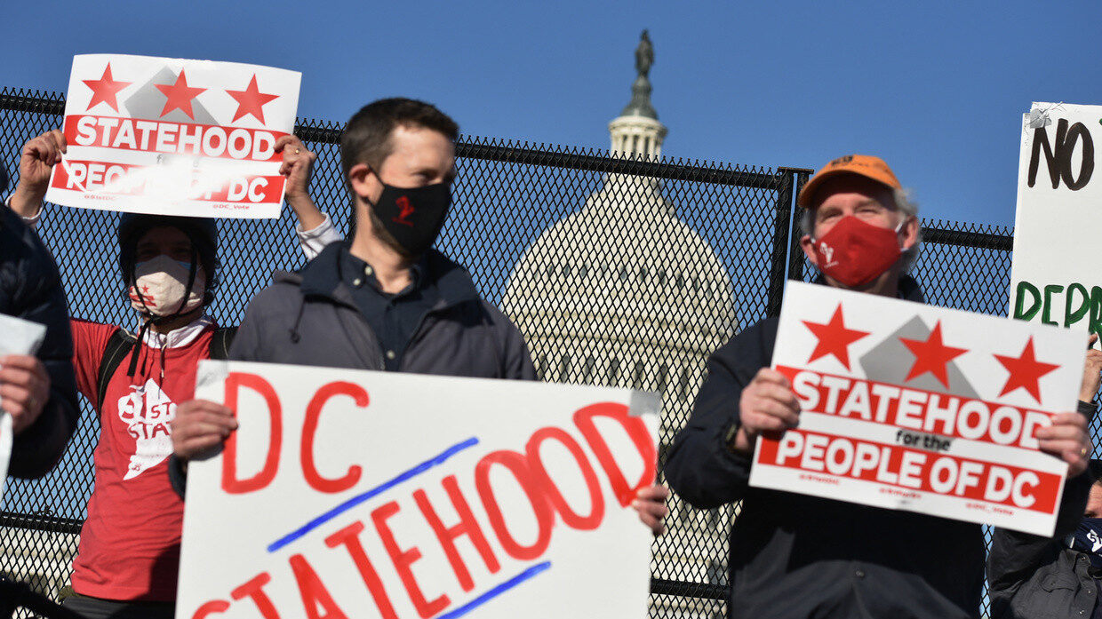 Click to enlarge statehood for DC demonstration