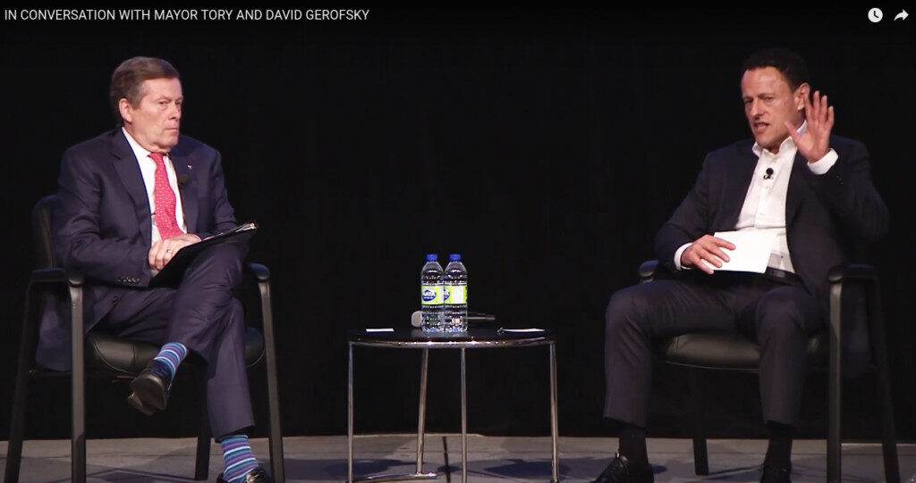 John Tory and David Gerofsky