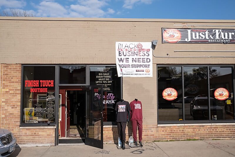 Click to enlarge businesses george floyd square minneapolis