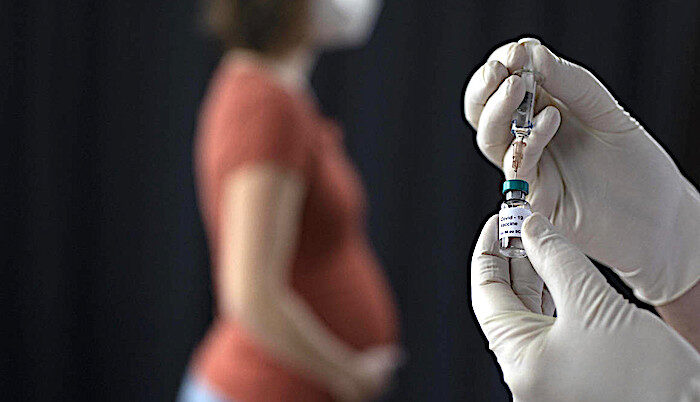Pregnant woman and vaccine