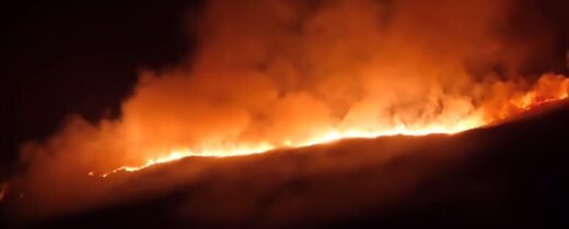 Northern Ireland wildfire